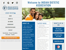 Tablet Screenshot of idaindia.com